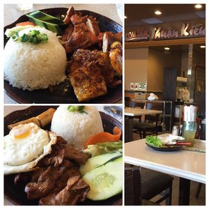 Photo of Thuan Kieu Noodle & Grill - Irvine, CA, United States. Create your own dish: broken rice, grilled chicken, fish, beef & fried egg = yummy in my tummy!