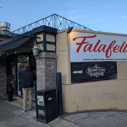 Falafelle - Outside. Hole in the wall