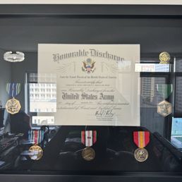 Honorable discharge custom frame Honorable discharge custom frame