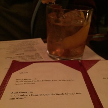 Bar Virgile - Old fashioned with walnut biters and fig simple syrup. - Bars Near Me - Durham, North Carolina