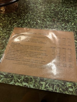 Menu photo 6 Beware Coffee Tacoma, WA