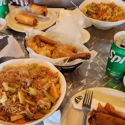 Pancit lumpia crispy chicken