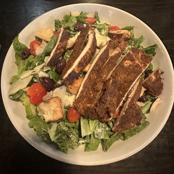 The Explorium Brewpub Greendale - Blackened chicken caesar salad. - Pizza Near Me - Greendale, Wisconsin