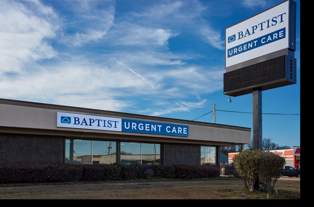 BAPTIST URGENT CARE Updated July 2024 1503 Hwy 45 N, Columbus