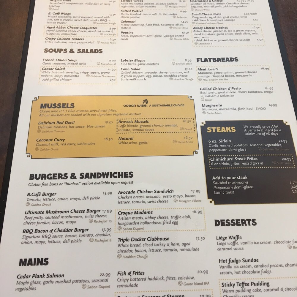 Belgian Beer Café Edmonton - Bars Near Me - Calmar, Alberta
