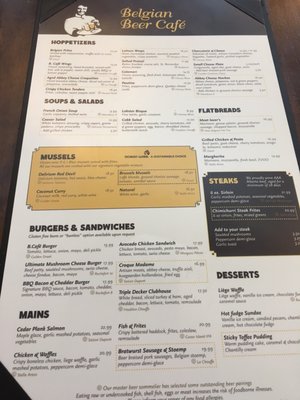 Menu photo 6 Belgian Beer Café Edmonton Calmar, AB Menu photo 6 Belgian Beer Café Edmonton Calmar, AB