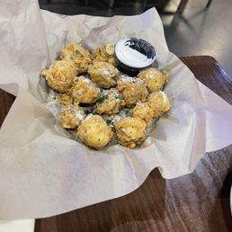 Fried mushrooms