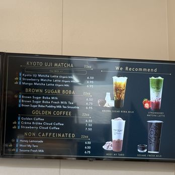TP Tea - Menu - Bubble Tea Near Me - San Ramon, California