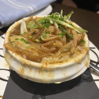 BRABO Brasserie - French Onion Soup - New American Near Me - Alexandria, Virginia