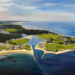 Art School 99 - Four feet wide beautiful realistic acrylic painting by an intermediate student