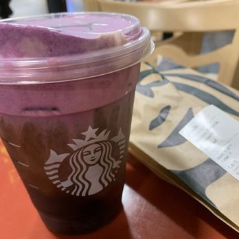 Starbucks - Ube cold foam cold brew - Coffee & Tea Near Me - Honolulu, Hawaii
