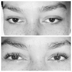 SUTRA Brow & Lash - Before & After Lash Lift & Tint