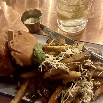 Company Chattanooga - The Kinley Burger with Truffle Fries! - Southern Near Me - Chattanooga, Tennessee