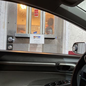 EZ Burger & Grill - a view from inside a car - Burgers Near Me - Upland, California