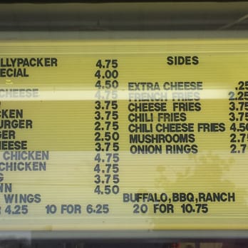 Tiny's Dairy Barn - Menu items - Burgers Near Me - Wauseon, Ohio