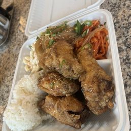 15.99 garlic chicken wings plate