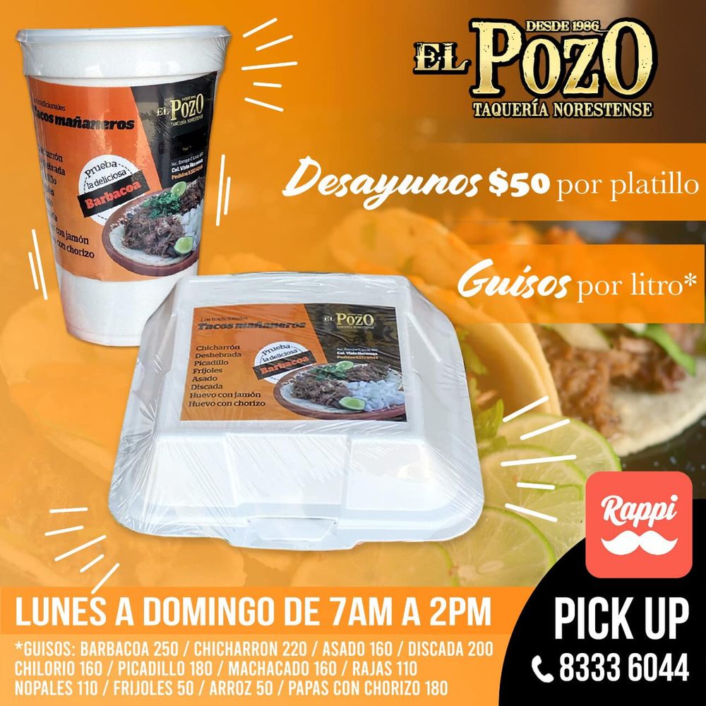 Tacos mañaneros El Pozo