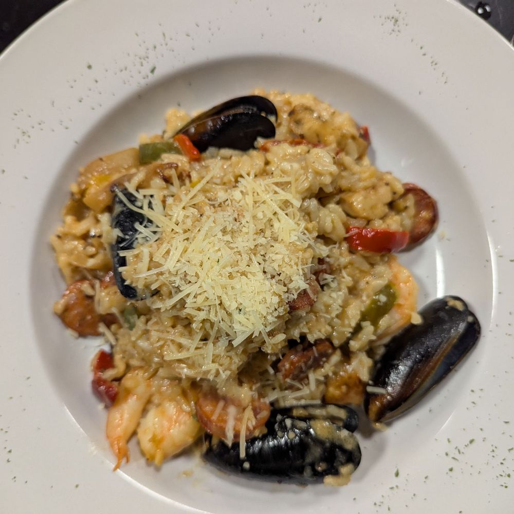 New Town Cafe - Jambalaya Risotto - Breakfast & Brunch Near Me - Turlock, California New Town Cafe - Jambalaya Risotto - Breakfast & Brunch Near Me - Turlock, California