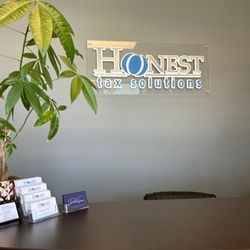 Honest Tax Solutions - Reception desk.