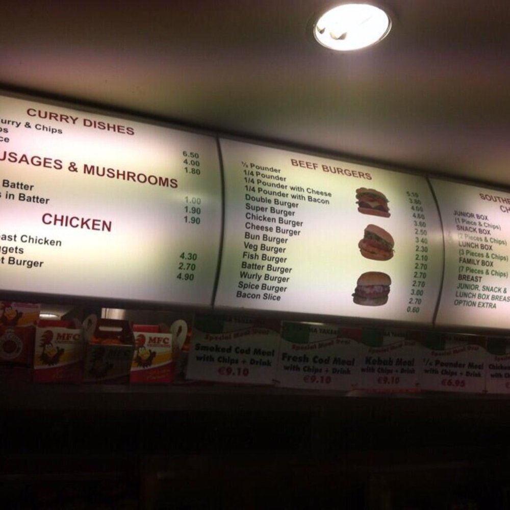 Roma Take-Aways - Menu - Fast Food Near Me - Lucan, D