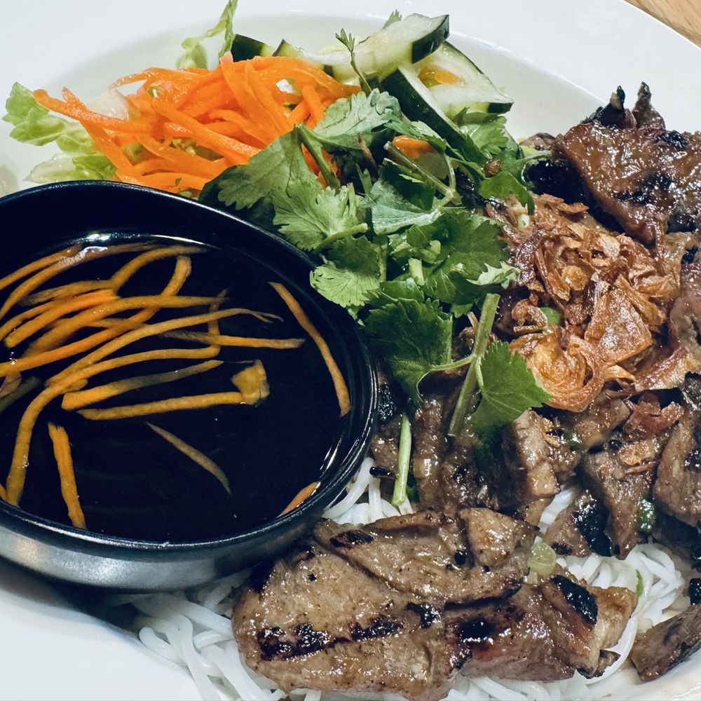 Lucky Cat Bistro - BBQ Lemongrass Pork - Vietnamese Near Me - Novato, California Lucky Cat Bistro - BBQ Lemongrass Pork - Vietnamese Near Me - Novato, California