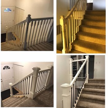 NCCONSTRUCTION - New iron balusters and wood rails - Handyman Near Me - Auburn, Washington NCCONSTRUCTION - New iron balusters and wood rails - Handyman Near Me - Auburn, Washington