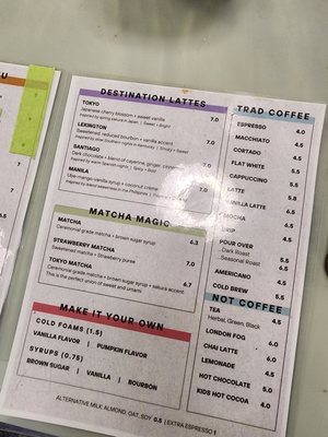 Menu photo 1 Voyager Craft Coffee San Jose, CA Menu photo 1 Voyager Craft Coffee San Jose, CA