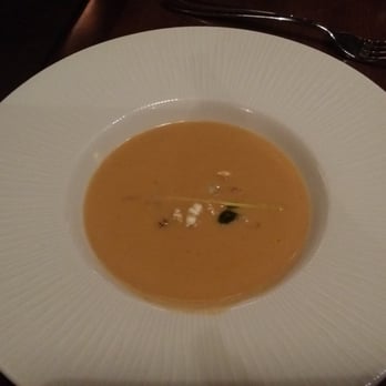 Tiffins Restaurant - Thai Curry lobster bisque - New American Near Me - Lake Buena Vista, Florida Tiffins Restaurant - Thai Curry lobster bisque - New American Near Me - Lake Buena Vista, Florida