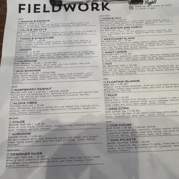 Fieldwork Brewing Company - Salad Near Me - Corte Madera, California