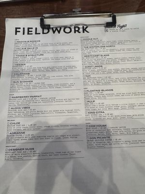 Menu photo 1 Fieldwork Brewing Company Corte Madera, CA