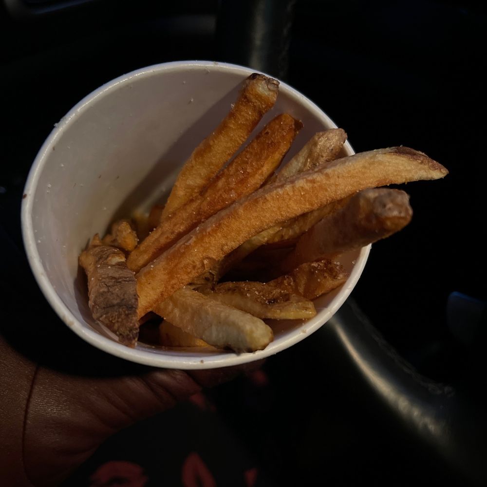 Overcooked and heavily salted. Overcooked and heavily salted.