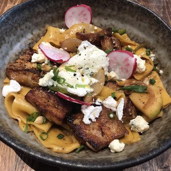 Scratch Kitchen - Cider braised pork belly & apple pasta ($15) - Breakfast & Brunch Near Me - Honolulu, Hawaii Scratch Kitchen - Cider braised pork belly & apple pasta ($15) - Breakfast & Brunch Near Me - Honolulu, Hawaii