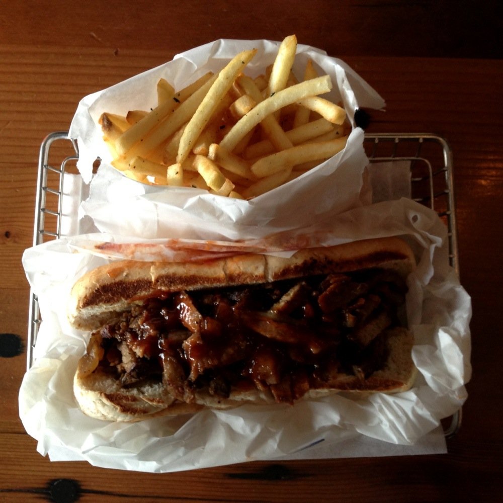 Cubby's - Tri Strip sandwich w/Rosemary fries. - New American Near Me - Provo, Utah Cubby's - Tri Strip sandwich w/Rosemary fries. - New American Near Me - Provo, Utah