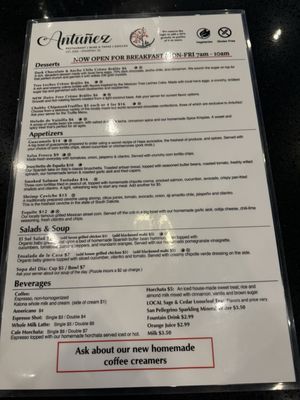 Menu photo 3 Antunez Cuisine Spearfish, SD Menu photo 3 Antunez Cuisine Spearfish, SD