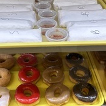 Donut Pro - breakfast burritos, sausage egg and cheese; bacon egg and cheese. fresh salsa - Donuts Near Me - Tucumcari, New Mexico