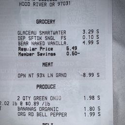 Hamburger $8.99