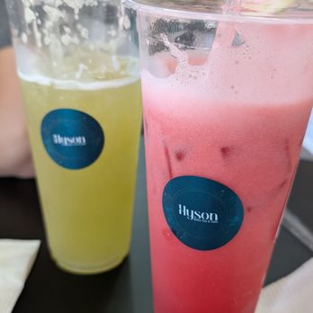 Hyson Boba Tea & Cafe - Strawberry and melon teas - Bubble Tea Near Me - Seattle, Washington