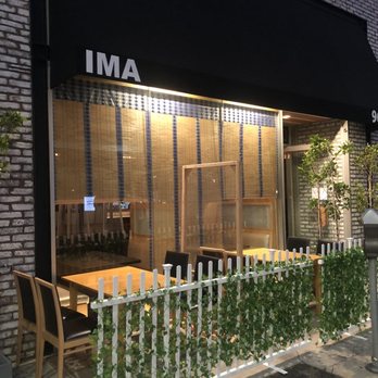 Ima - The nice patio for dine-in. They are very spacious and even have partitions - Japanese Near Me - Beverly Hills, California