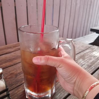 Dixie Grill - Giant mug of sweet tea....it's unlimited refills! - Southern Near Me - Aiea, Hawaii