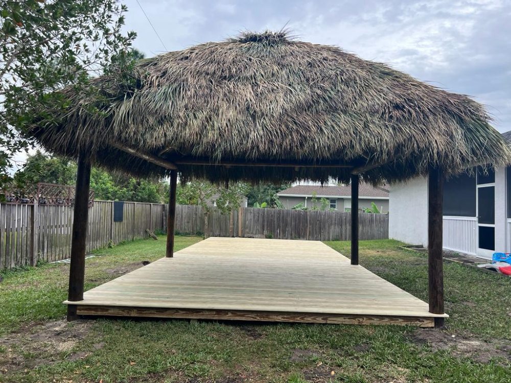 Slide of Luau Chikee Hut