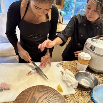 Kate's Japanese Kitchen - It's all about the angle with the knife - Cooking Classes Near Me