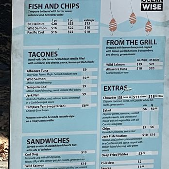 Red Fish Blue Fish - Menu - Fish & Chips Near Me - Victoria, British Columbia Red Fish Blue Fish - Menu - Fish & Chips Near Me - Victoria, British Columbia
