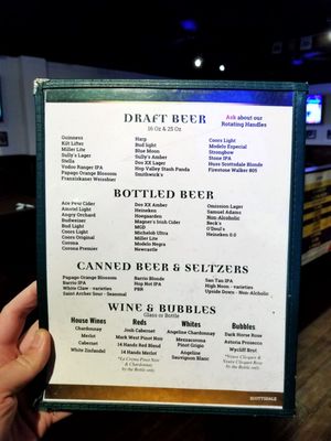 Menu photo 3 R.T. O'Sullivan's Scottsdale, AZ Menu photo 3 R.T. O'Sullivan's Scottsdale, AZ