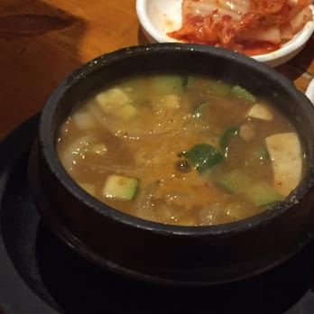 Oegadgib - Tofu soup on the side - Korean Near Me - Annandale, Virginia