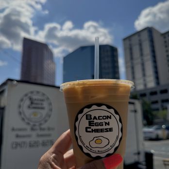 Bacon Eggn Cheese - Iced coffee - Food Trucks Near Me - Tampa, Florida