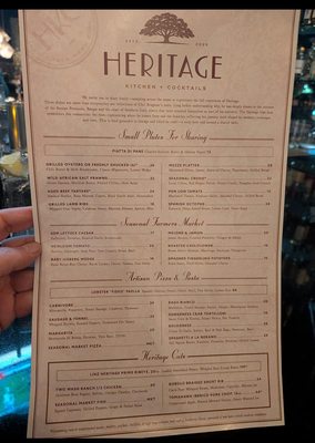 Menu photo 7 Heritage Kitchen + Cocktails Scottsdale, AZ Menu photo 7 Heritage Kitchen + Cocktails Scottsdale, AZ