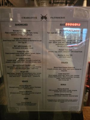 Menu photo 1 Charlotte Patisserie Brooklyn, NY Menu photo 1 Charlotte Patisserie Brooklyn, NY