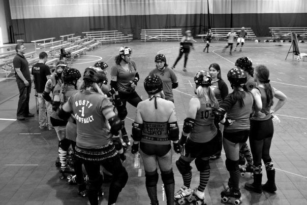 Rockford Rage Women's Roller Derby Logo
