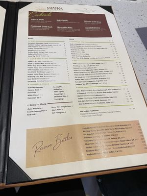 Menu photo 1 Coastal Kitchen & Bar Charlotte, NC Menu photo 1 Coastal Kitchen & Bar Charlotte, NC