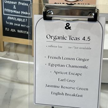 Coffee & - Menu - Coffee & Tea Near Me - Buena Park, California Coffee & - Menu - Coffee & Tea Near Me - Buena Park, California